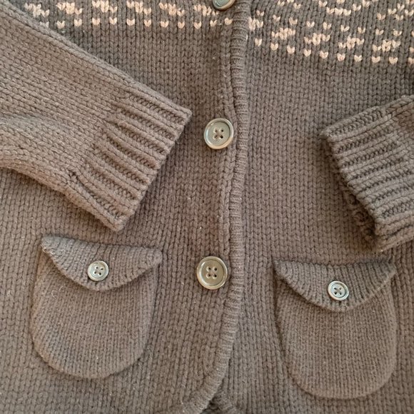 Vintage Woolrich 100% Lambs Wool Grandpa Cardigan Sweater M - Picture 6 of 6